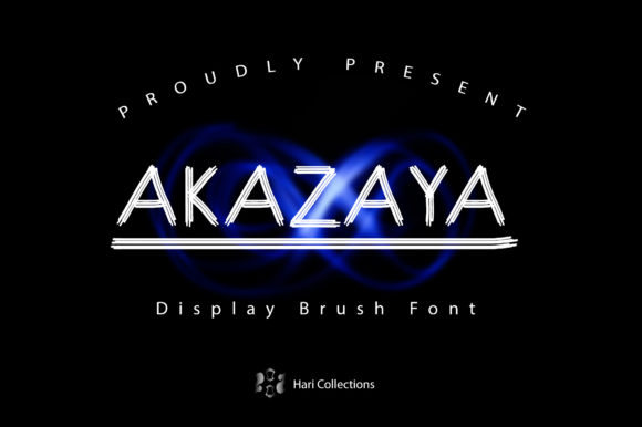 Akazaya: The Modern Display Font for Unique Digital Brands