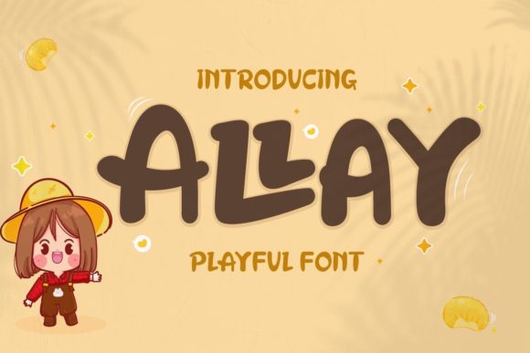 Allay Font: The Playful Display Typeface for Bold Branding