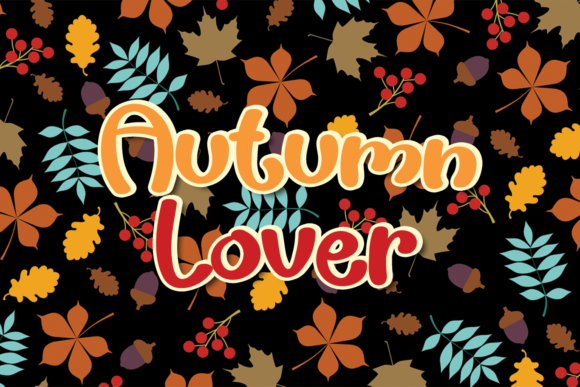 Autumn Lover: A Unique Display Font for Magical Editorial Design