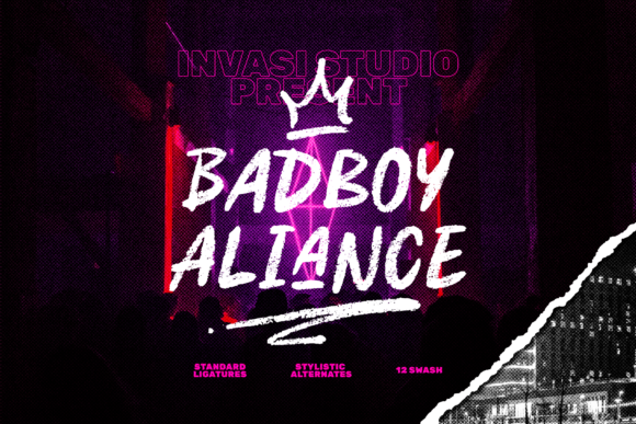 Badboy Aliance: The Street-Style Font for Bold Branding
