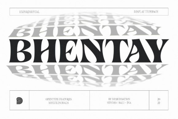 Bhentay: The Bold Display Font for Confident Branding