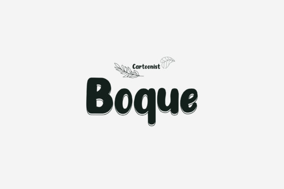 Boque: The Perfect Display Font for Handmade Creations