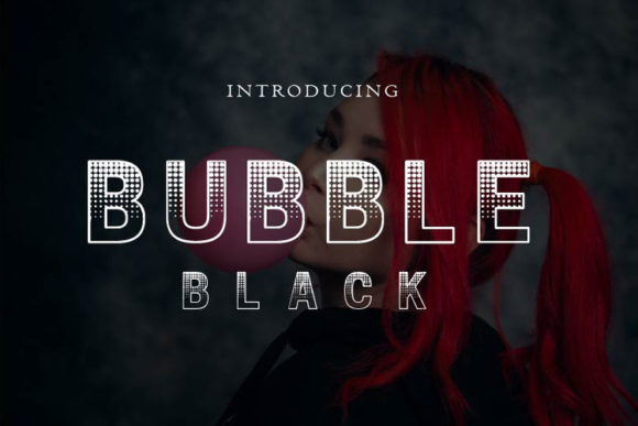 Bubble Black: A Bold Modern Typeface for Editorial Design