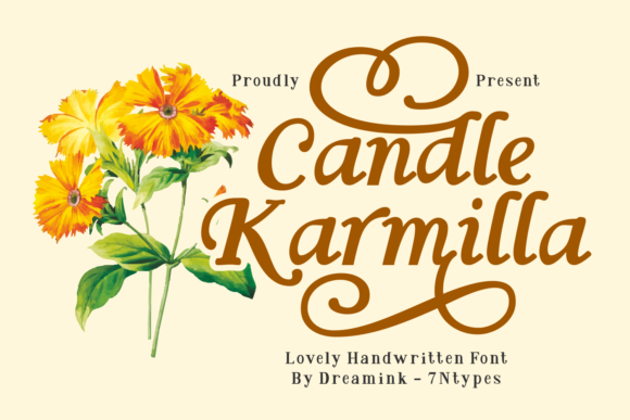 Candle Karmilla: The Elegant Display Font for Handmade Creators