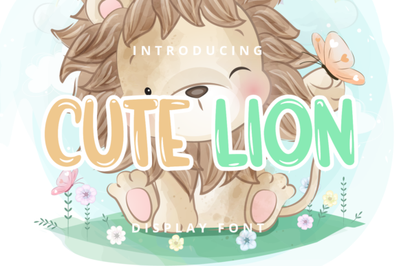 Cute Lion: The Playful Display Font for Scroll-Stopping Visuals
