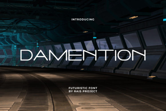 Damention: The Minimal Display Font for Modern Campaigns