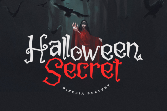 Halloween Secret: The Ultimate Creepy Display Font for Digital Campaigns