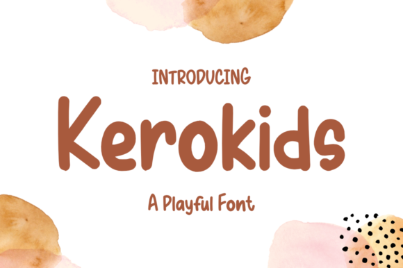 Kerokids: The Ultimate Cute Display Font for Creative Projects