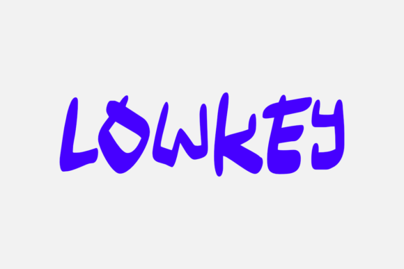 Lowkey: A Quirky Display Font for Relaxed Creative Projects