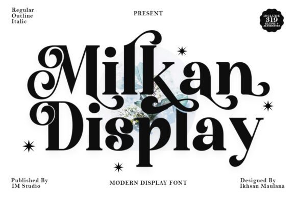 Milkan Display: The Bold Typeface for Standout Branding