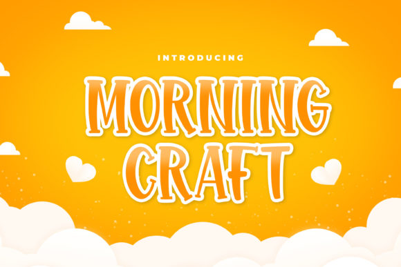Morning Craft: The Quirky Display Font for Handmade Branding