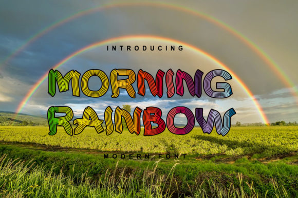 Morning Rainbow: The Playful Display Typeface for Creative Campaigns