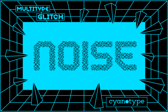 MultiType Glitch Noise: The Pixelated Display Font for Scroll-Stopping Campaigns