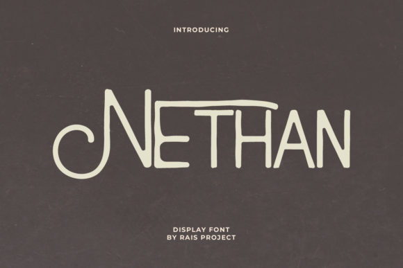 Nethan Vintage Display Font for Campaigns and Branding