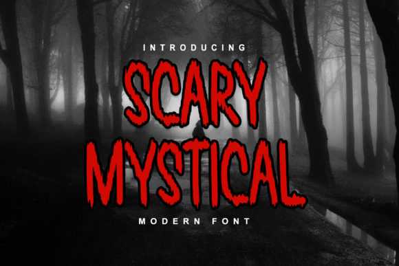 Scary Mystical: The Spooky Display Font for Brand Identity