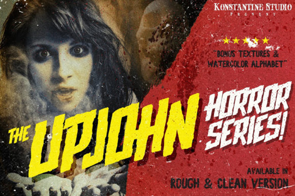 Upjohn: The Bold Brushed Display Font for High-Impact Branding
