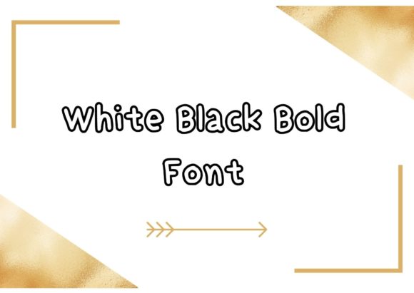White Black Bold: The Perfect Display Typeface for Handmade Brands