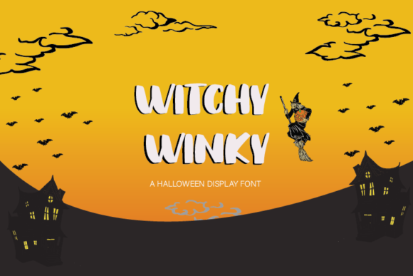 Witchy Winky: A Bold Display Typeface for Creative Branding